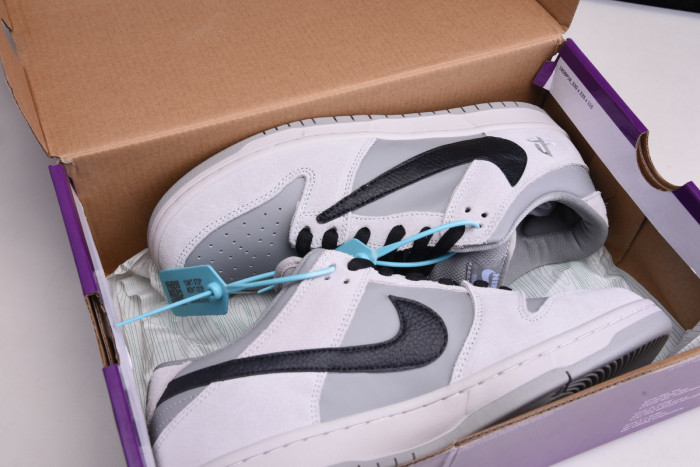 nike sb dunk low pro grey/black bq6817-101