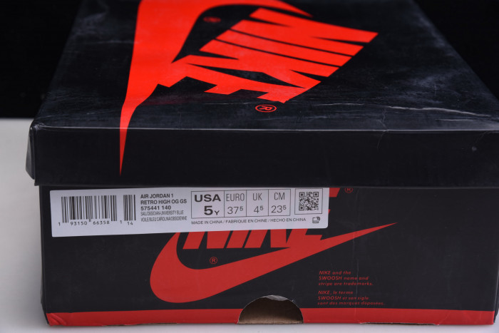 air jordan 1 retro high obsidian unc 555088-140