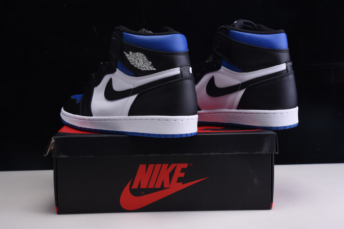 air jordan 1 retro high black game royal - 555088-041‎