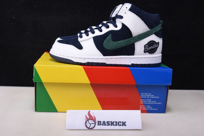 nike dunk high sports specialties white navy dh0953 400