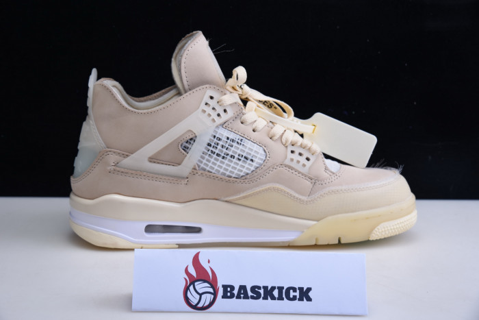 ofw air jordan 4 sail (2020) cv9388-100
