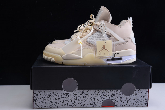 ofw air jordan 4 sail (2020) cv9388-100
