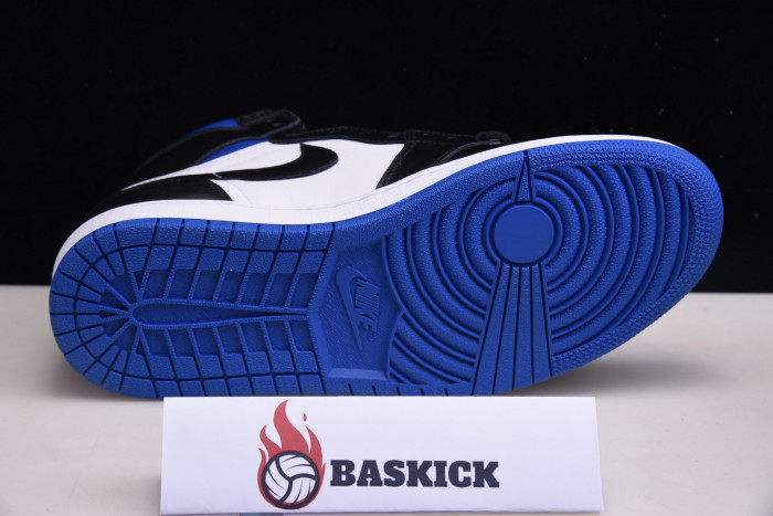 air jordan 1 retro high black game royal - 555088-041‎