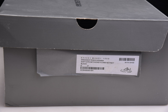 bl triple s trainers black sneakers h903p8082