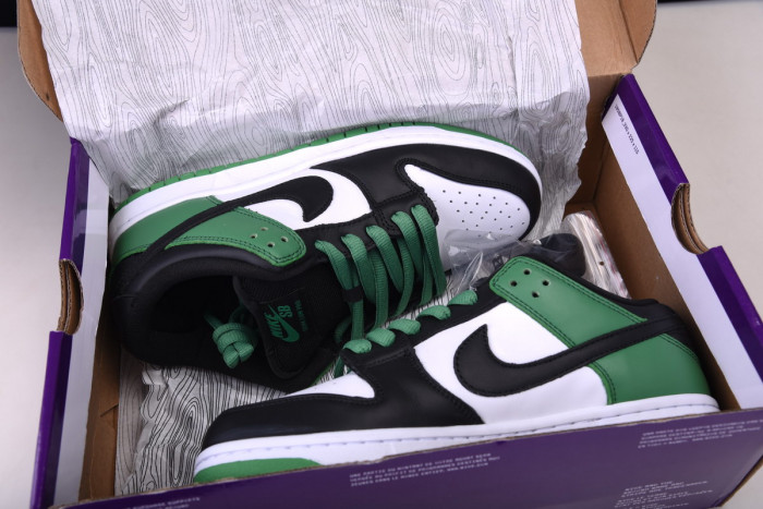 nike sb dunk low classic green - bq6817-302