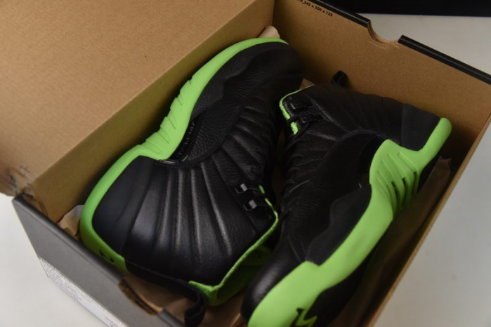 air jordan xii “black/neon green”