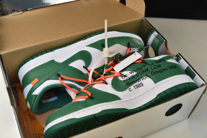 ofw nike dunk low pine green - ct0856-100