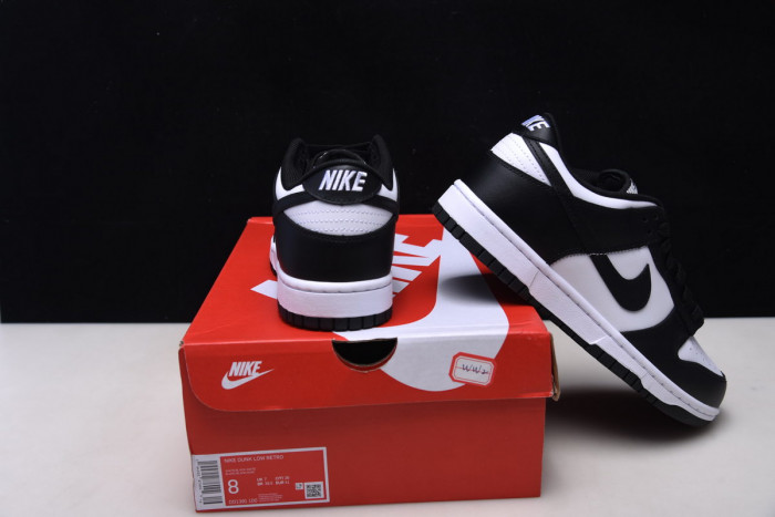 nike dunk low white black panda dd1391-100