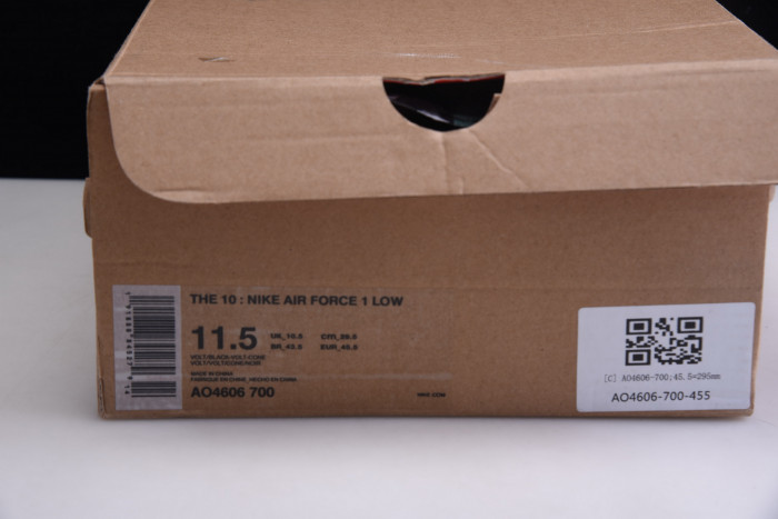 ofw nike air force 1 low volt - ao4606-700