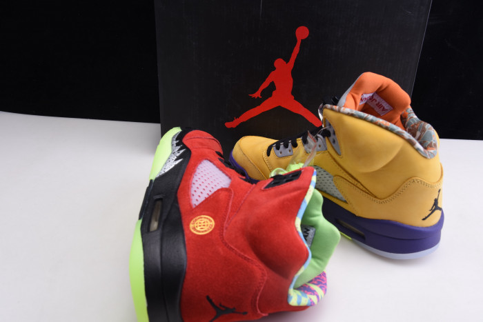 air jordan 5 solar orange what the cz5725-700