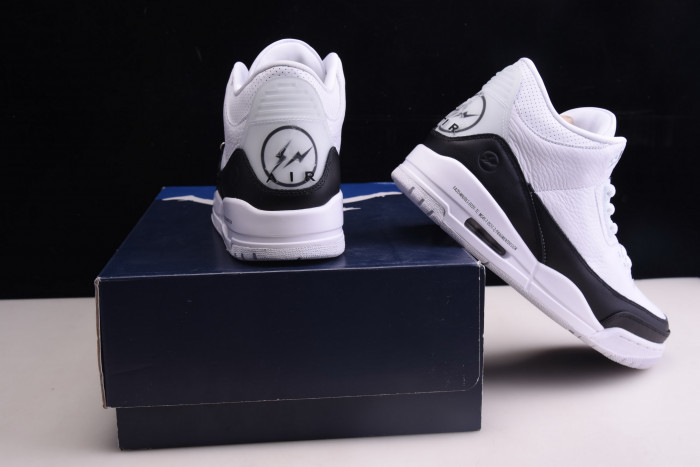 fragment air jordan 3 white black da3595-100