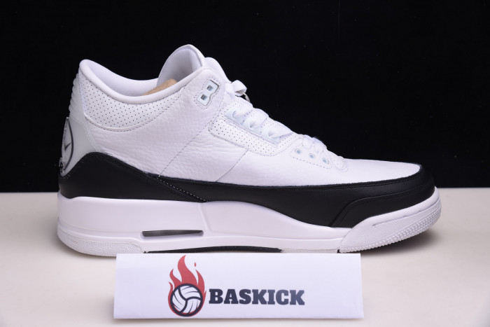 fragment air jordan 3 white black da3595-100