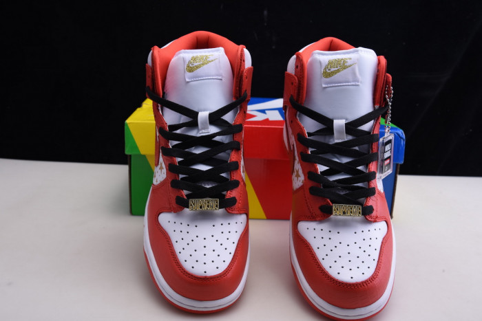 nike dunk high pro sb red stars 307385-161