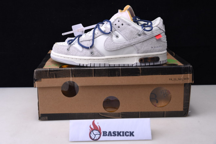 nike dunk low ofw lot 18 dj0950-112
