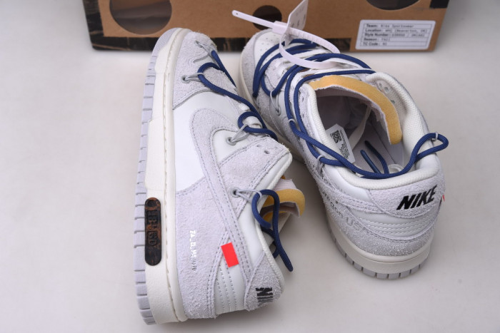 nike dunk low ofw lot 18 dj0950-112