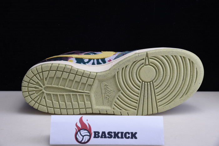 nike dunk low lemon wash multi-color cz9747-900