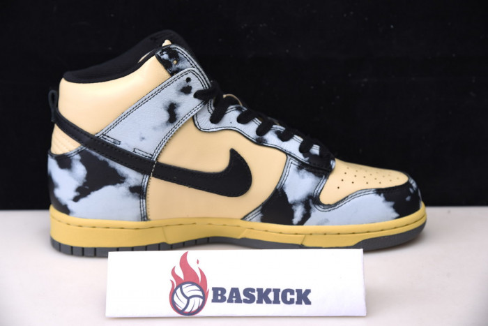 nike dunk high 1985 black acid wash dd9404-700