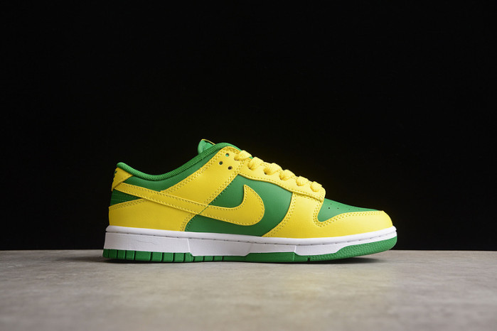 nike sb dunk low reverse brazil - dv0833-300