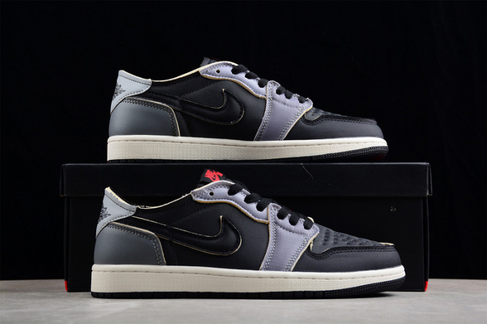 jordan 1 low og ex black smoke grey - dv0982-006