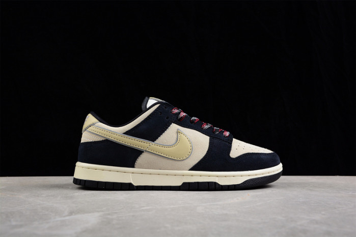 nike dunk low "navy suede" dv3054-001