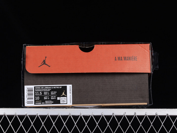 air jordan 12 retro a ma maniÉre black dv6989-001