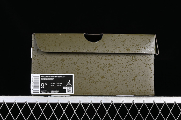 air jordan 4 craft "medium olive" fb9927-200