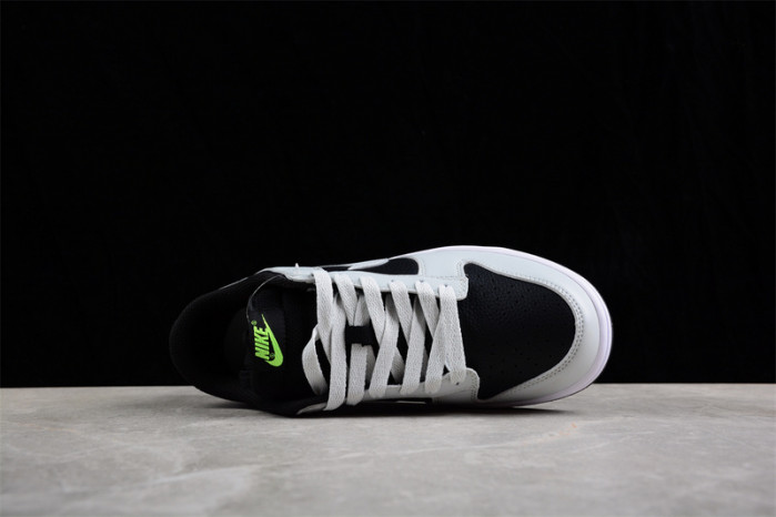 nike dunk low grey panda volt - fd9756-001