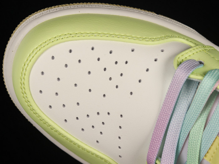 air jordan 1 low sail white oil green fd9906-131