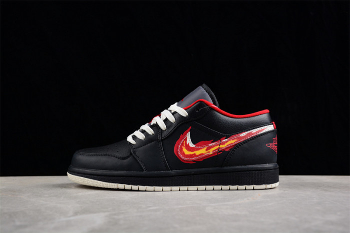 air jordan 1 low just skate black - fj7073-010