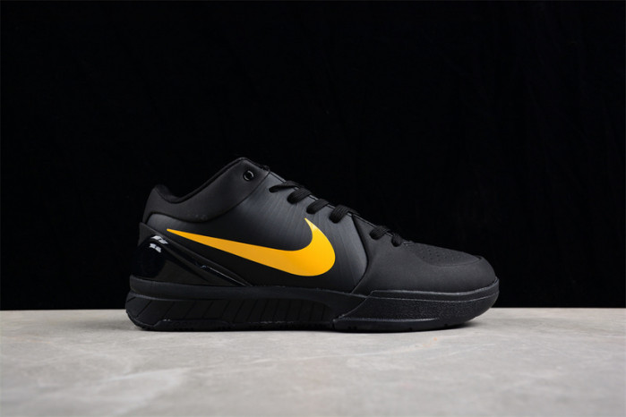 nike kobe 4 protro black university gold fq3544-001