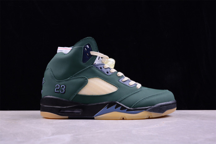 air jordan 5 "navy green” fz5758-003