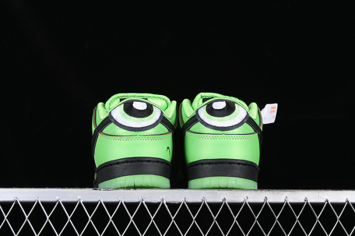 powerpuff girls nike sb dunk low "buttercup" fz8319-300