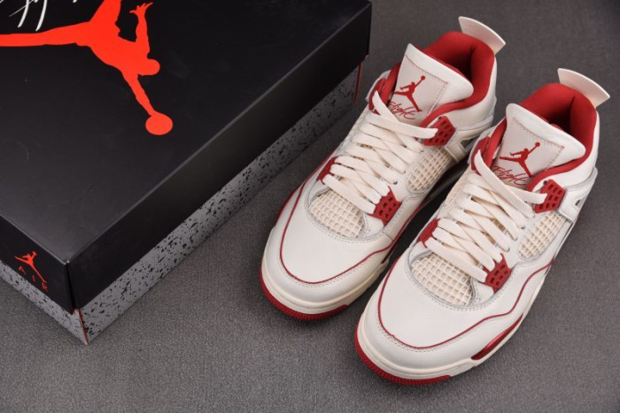 Air Jordan 4 Retro Pale Ivory Sierra Red HV0823-108