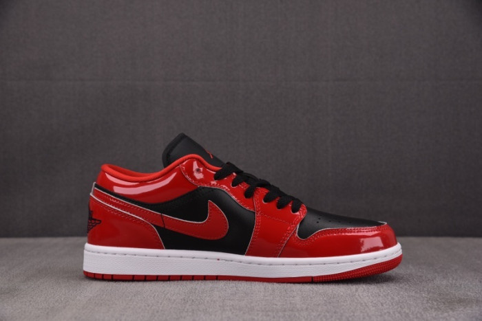Air Jordan 1 Low SE Patent Varsity Red Black HV4089-006